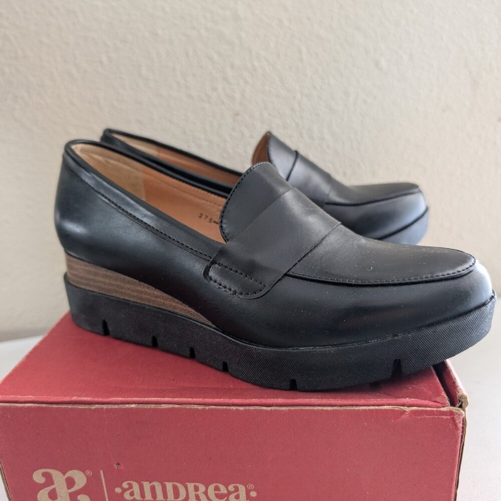 PLATAFORMA ANDREA PARA MUJER 87174 NEGRO Size 6.5